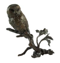 After Michael Simpson, a Richard Cooper & Company bronze Tawny Owl (436) sculpture, limited