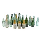 A large quantity of Victorian and later bottles including a Codd's Patent for Betts Mineral