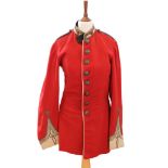 A Victorian Northumberland Militia officer's dress tunic