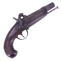 A French Model 1842 Gerdamerie percussion pistol, manufactured at Châtellerault