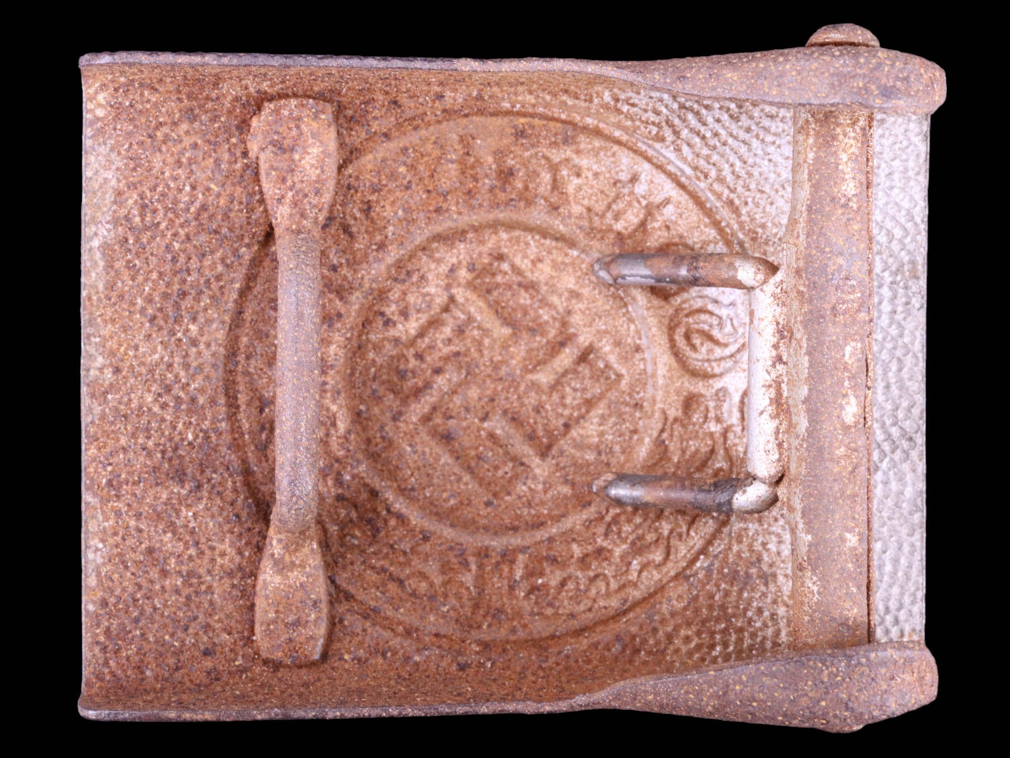A German Third Reich Police steel buckle - Image 2 of 2