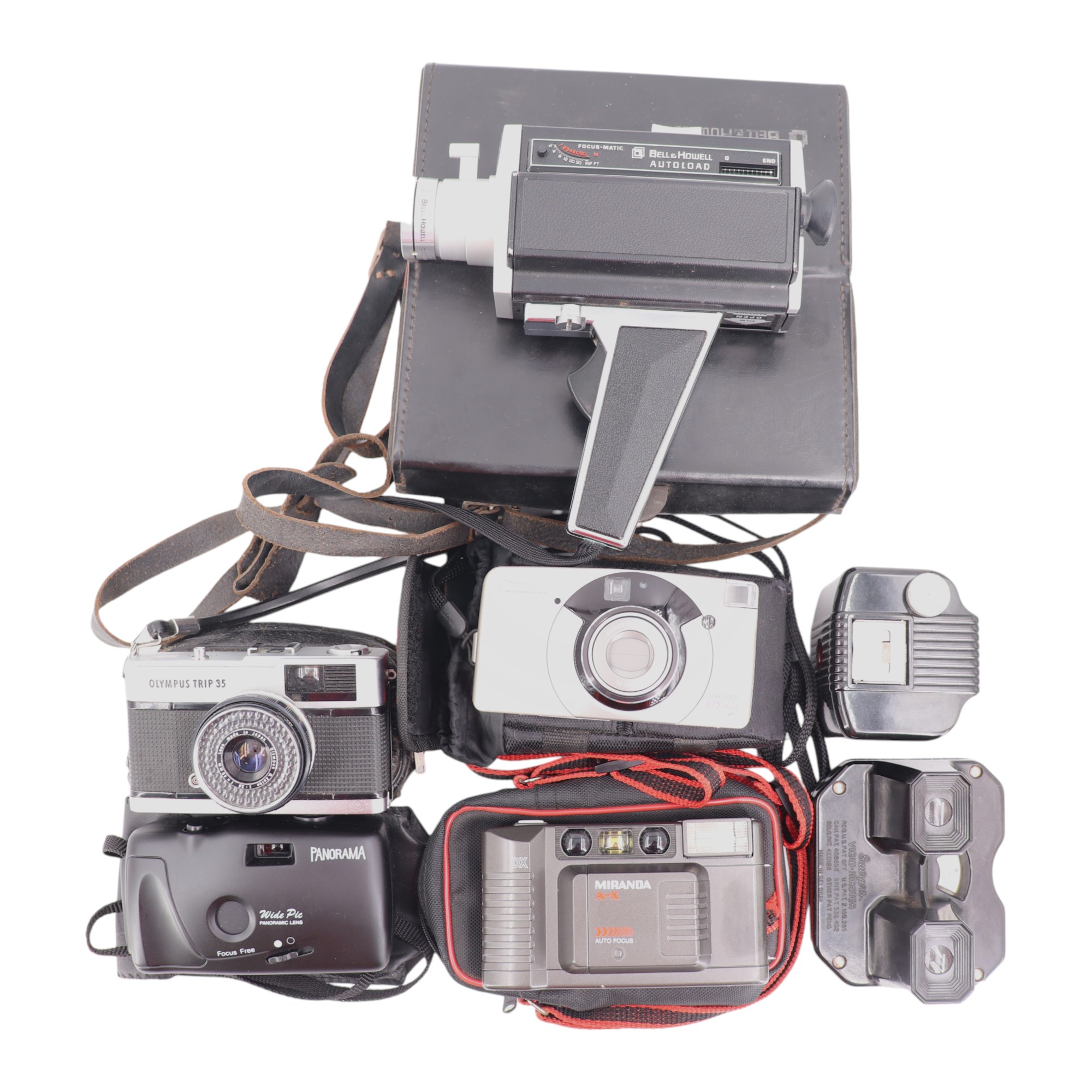 A quantity of film and cine cameras including a 127 mm Kodak Baby Brownie, a 35 mm Olympus Trip - Image 2 of 8