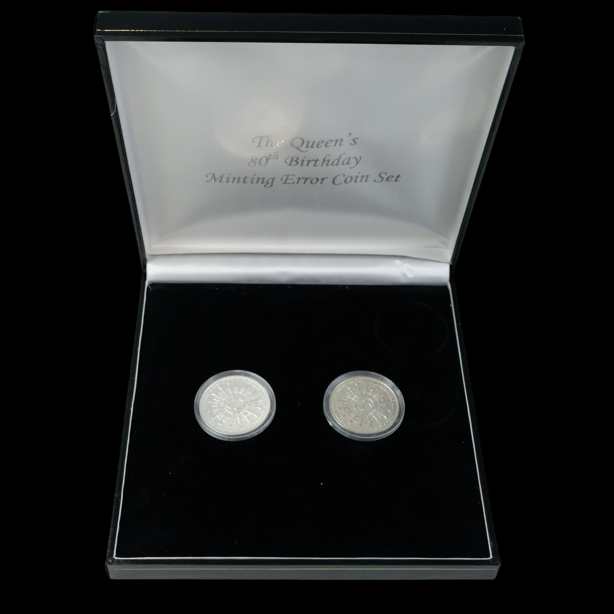 The Queen's 80th Birthday minting error coin set together with six silver GB commemoratives - Image 3 of 6