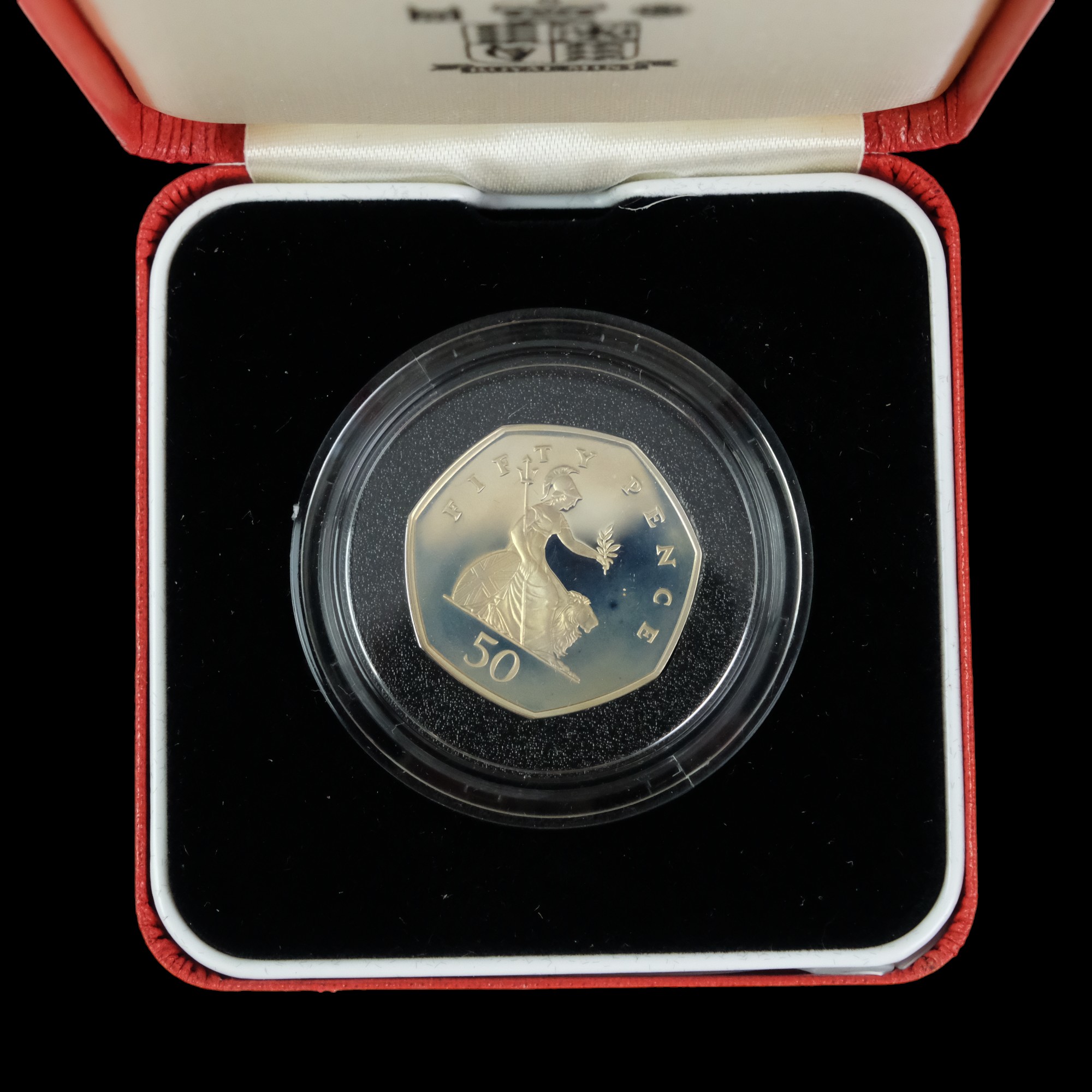 A group of Royal Mint silver proof fifty pence coins, including a 1994 Piedfort D-Day Commemorative, - Image 3 of 33