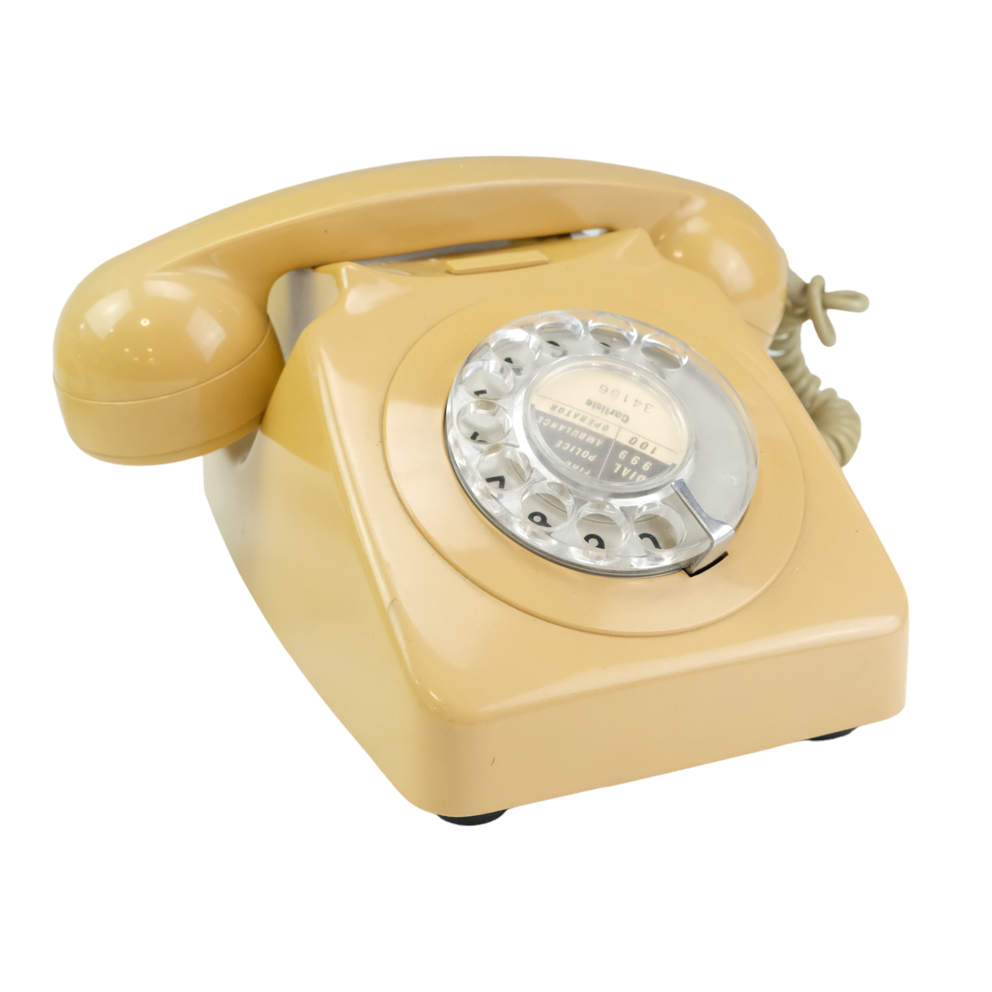 A 1970s GPO 746 Bakelite rotary dial telephone together with a 1962 Royal Albert Old Country Roses - Image 2 of 3