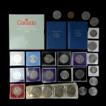 A 1983 Canada Uncirculated Coin Collection by Royal Mint, together with "Britain's First Decimal