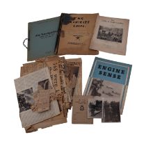 A quantity of Second World War military ephemera including a "The Battle of South London" booklet by