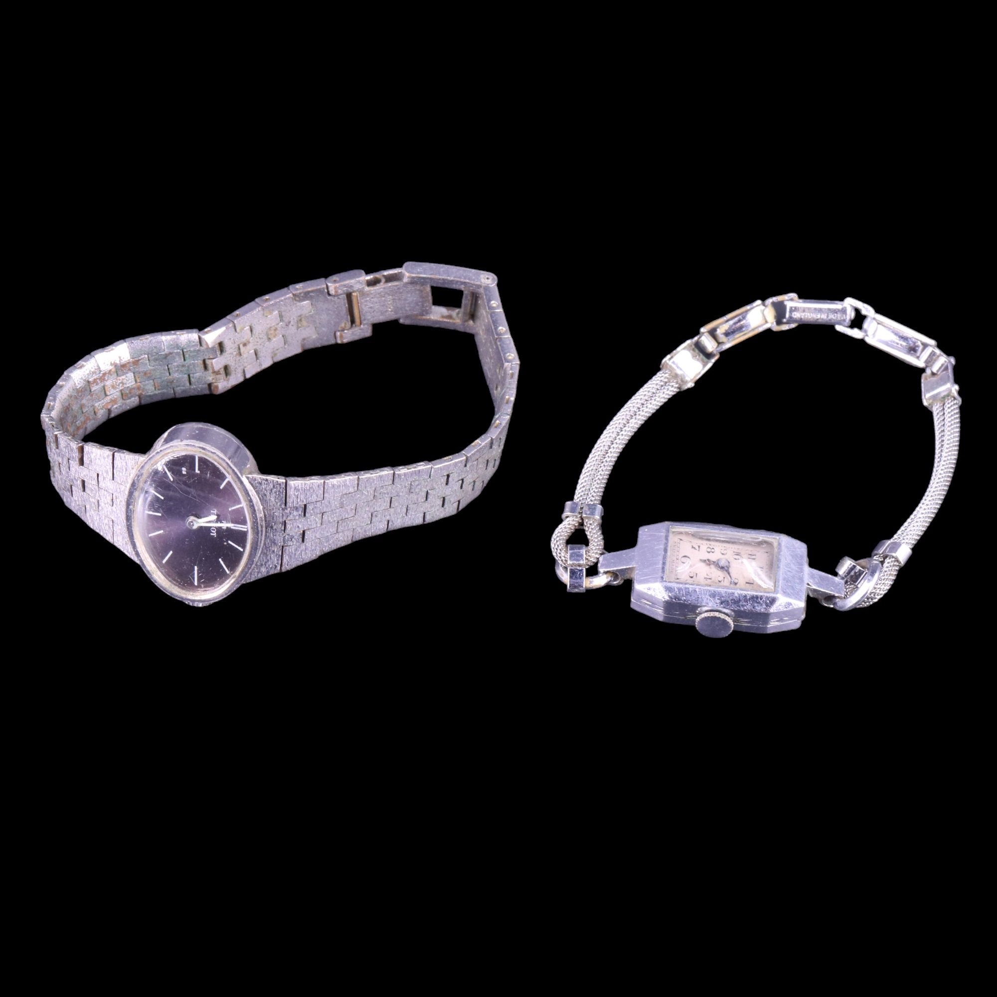 Tissot and other ladies' wristwatches, circa 1930s-1960s, together with a Bon-Klip bracelet watch - Image 3 of 3