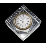 A Waterford Meridian clock, 10 cm