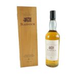 A bottle of Bladnoch 10 year old Lowland single malt Scotch whisky, in original wooden box, 70 cl