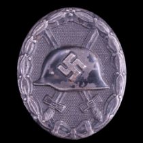 A German Third Reich wound badge in black