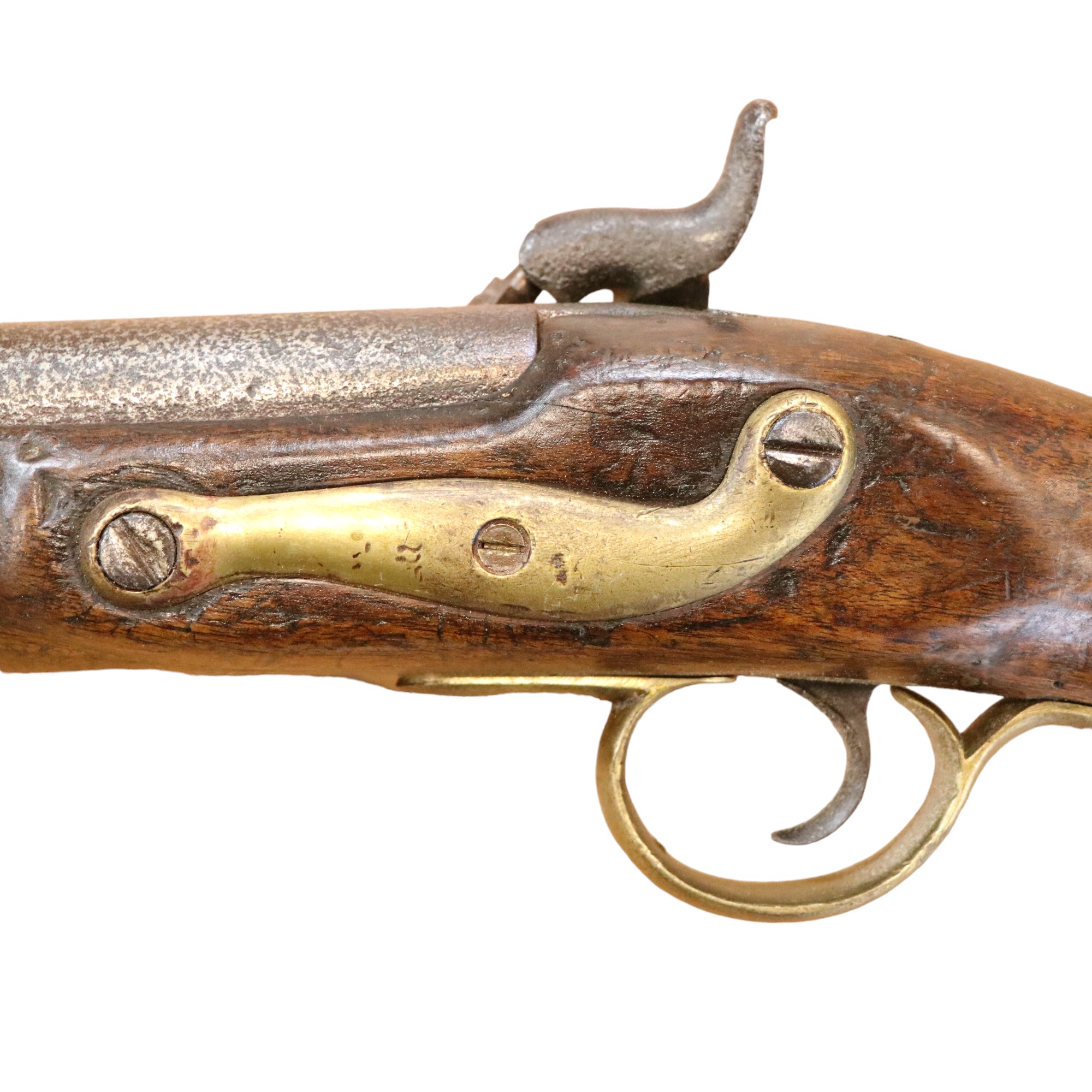 A Tower 1841 dated percussion carbine, having a 26-inch barrel with a Hanoverian bayonet catch - Image 3 of 6