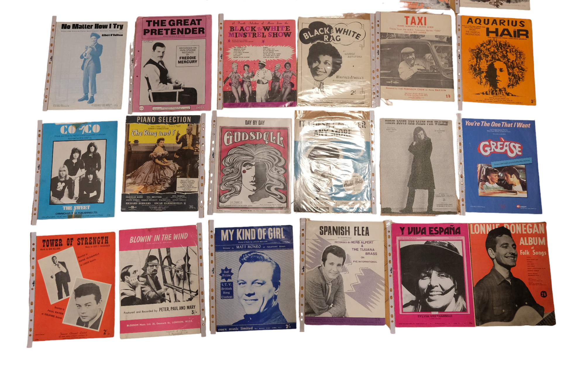 A quantity of sheet music including The Great Pretender, Morning Has Broken, Diamonds are Forever, - Image 2 of 3