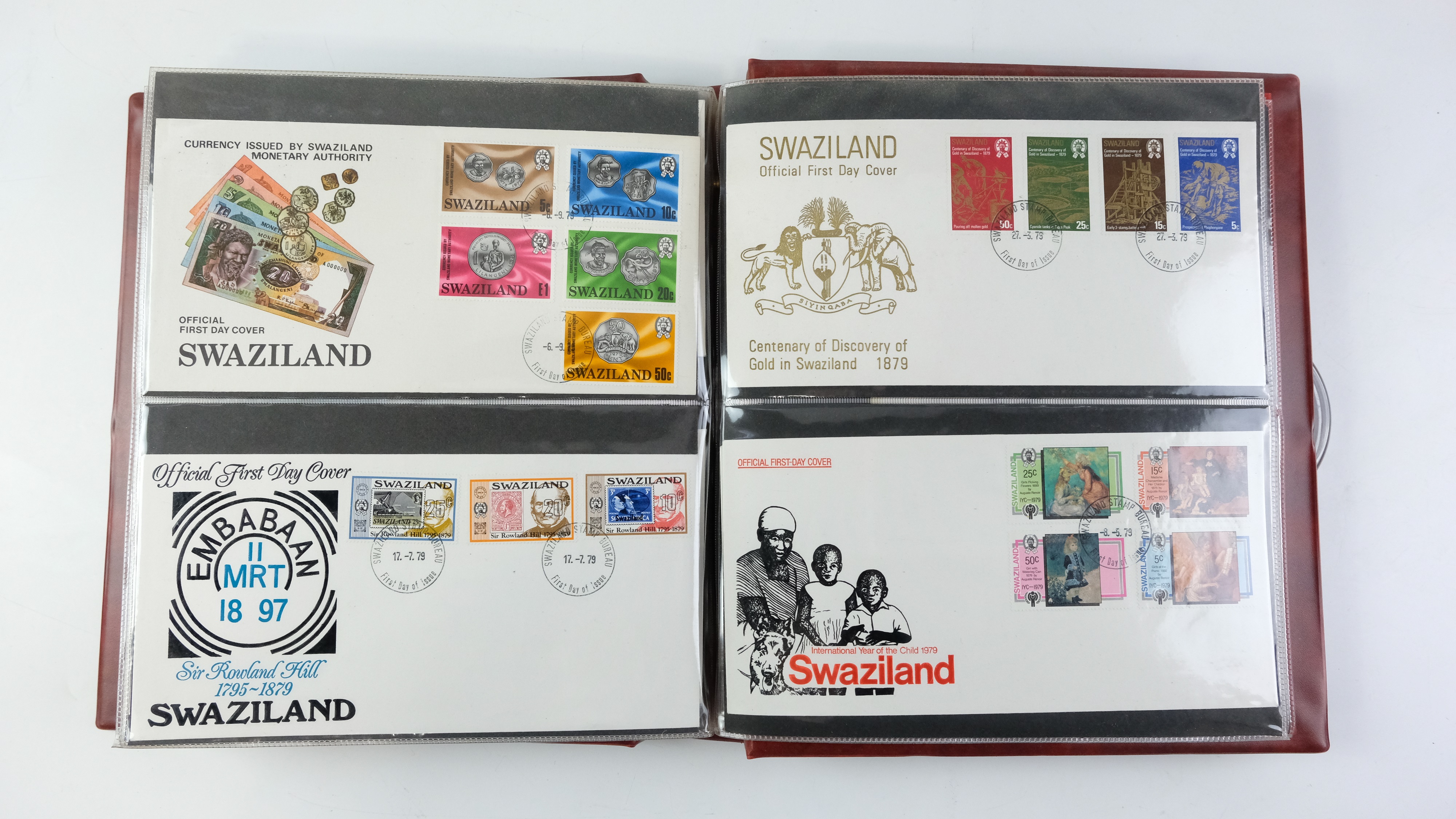 A large quantity of albums containing various world stamp covers including royal commemoratives, - Image 73 of 154