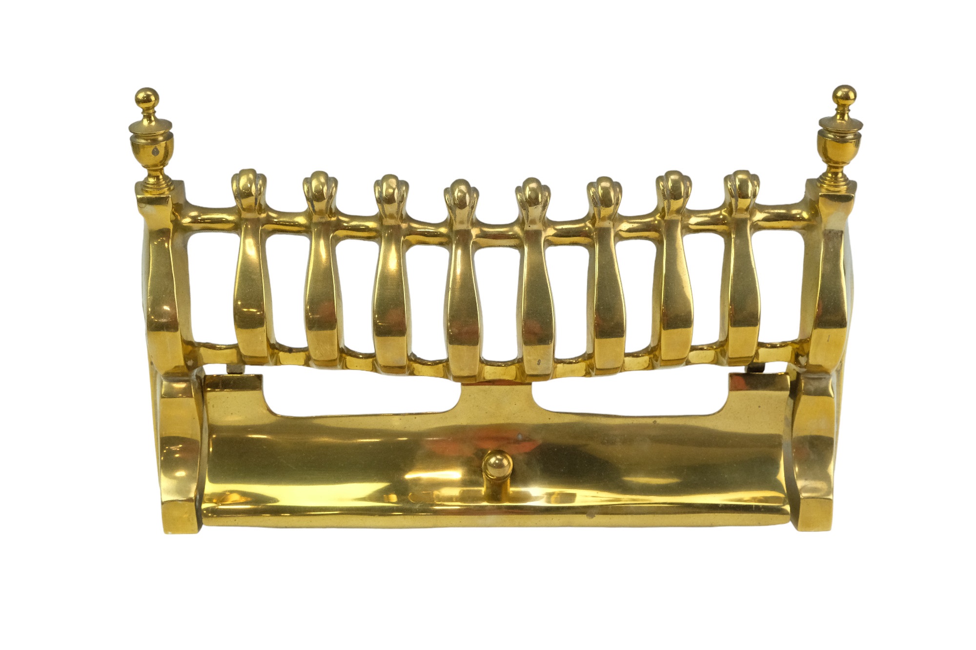A brass fire front, 39 cm x 24 cm - Image 2 of 2