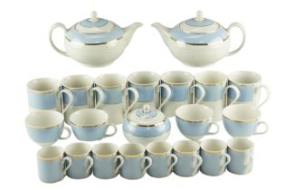 A large quantity of Royal Doulton Regency Gold tea and dinnerware, eighty four items