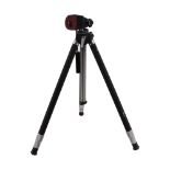 A Japanese Cine-Elevating tripod, 52 cm un-drawn