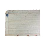 A William IV parchment vellum indenture