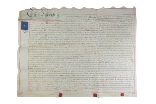A William IV parchment vellum indenture