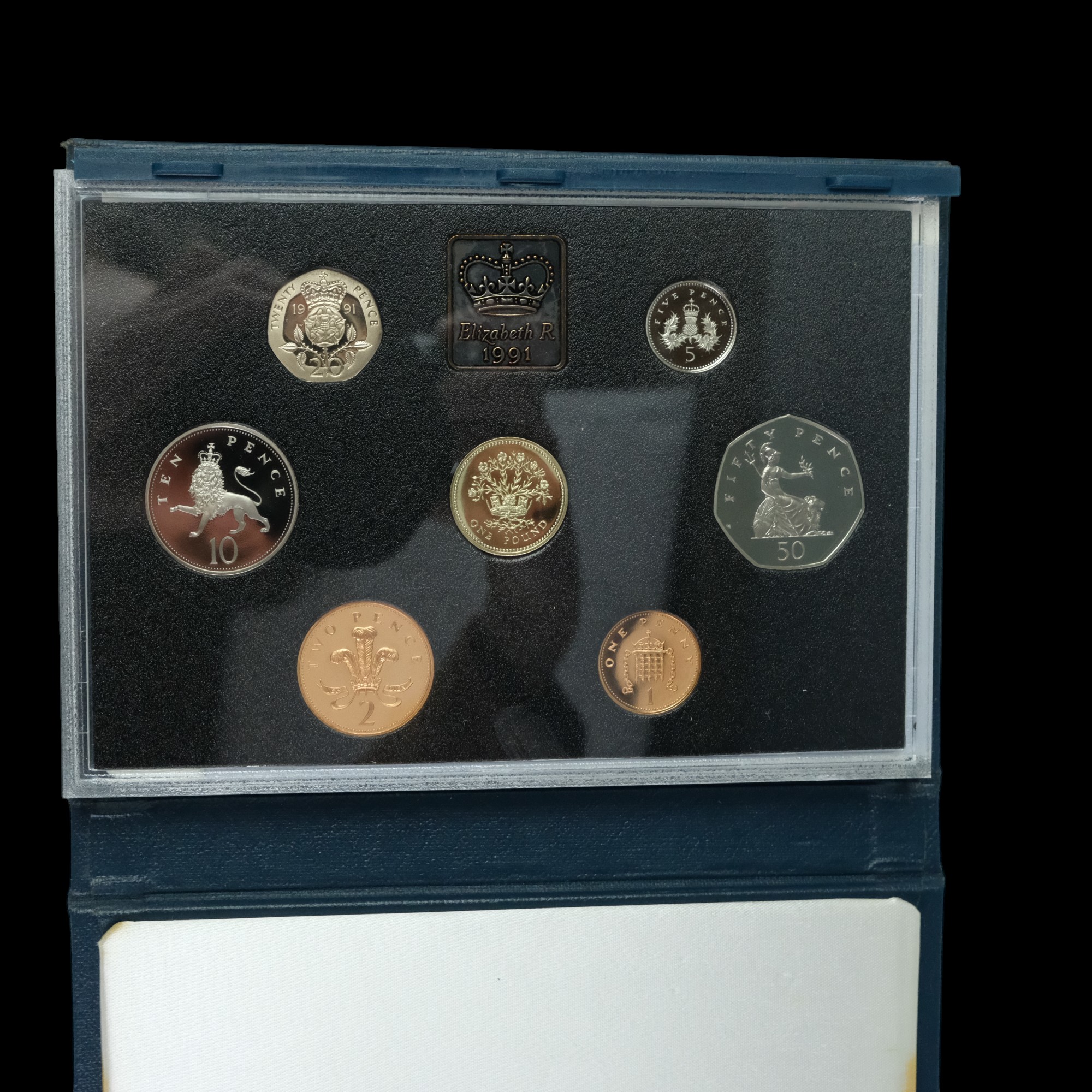 A collection of Royal Mint proof year coin sets, 1985-2004, (lacking four years) - Image 17 of 35