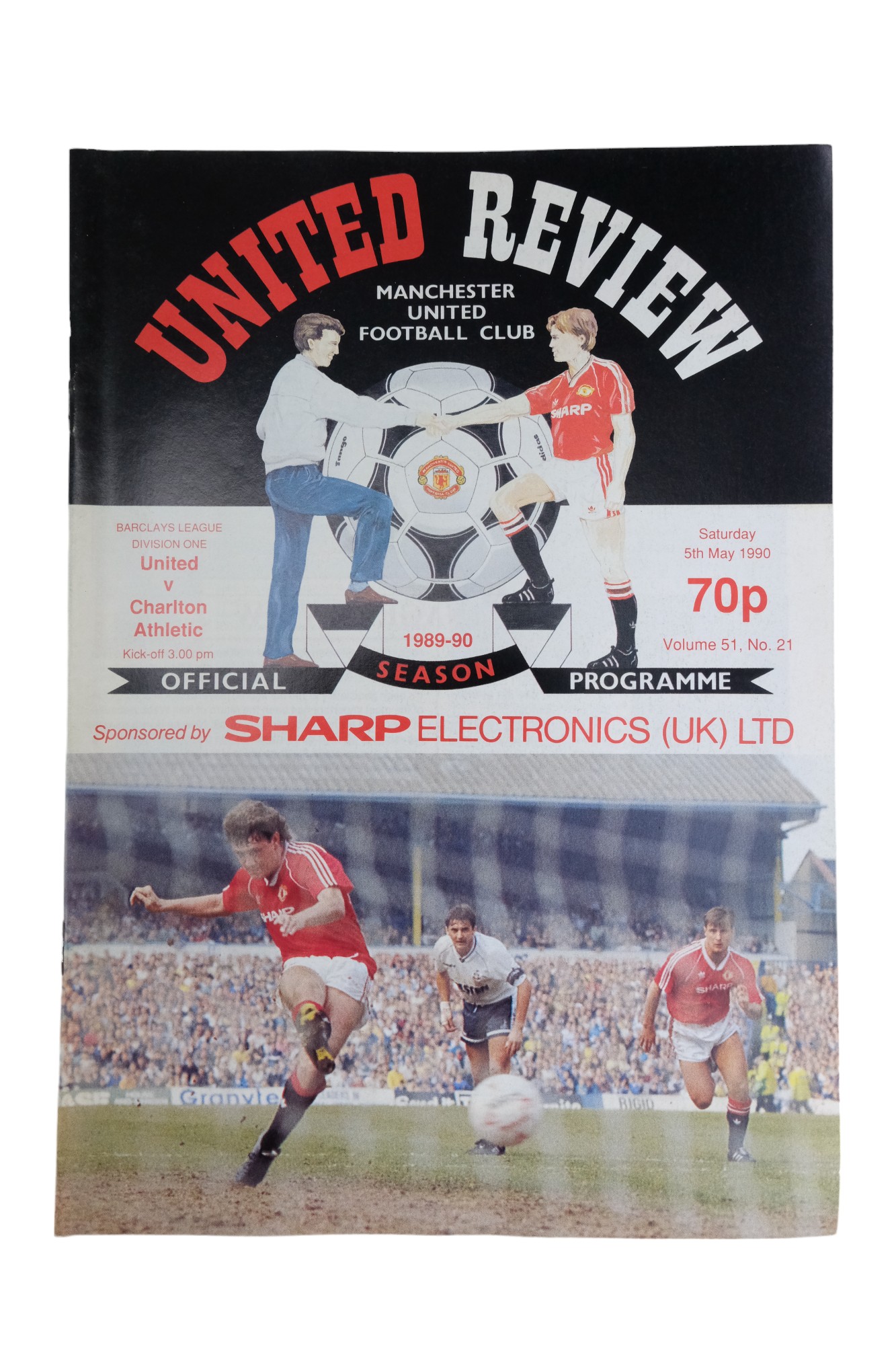 A collection of Manchester United Football Club "United Review" matchday programmes, 1984-85 - Image 2 of 11