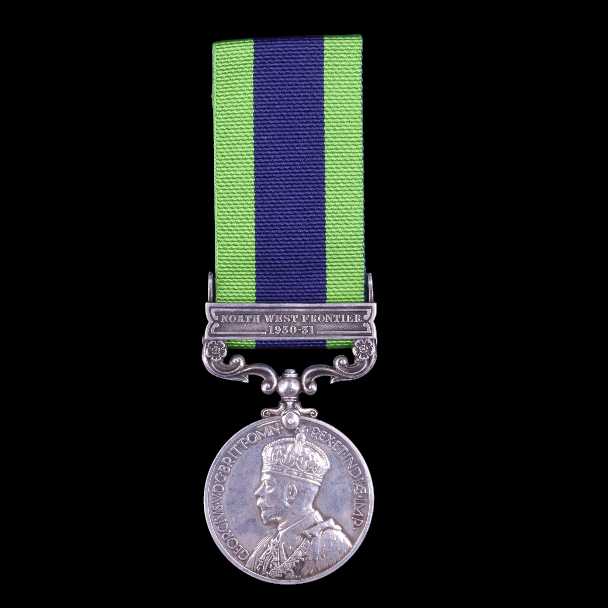 An India General Service Medal with North West Frontier 1930-31 clasp to 3594562 Pte V Dobson,