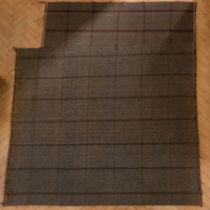 Two travel rugs, 177 cm x 190 cm and 180 cm x 168 cm