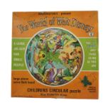 A The World of Walt Disney No 4 circular jigsaw, 45 cm