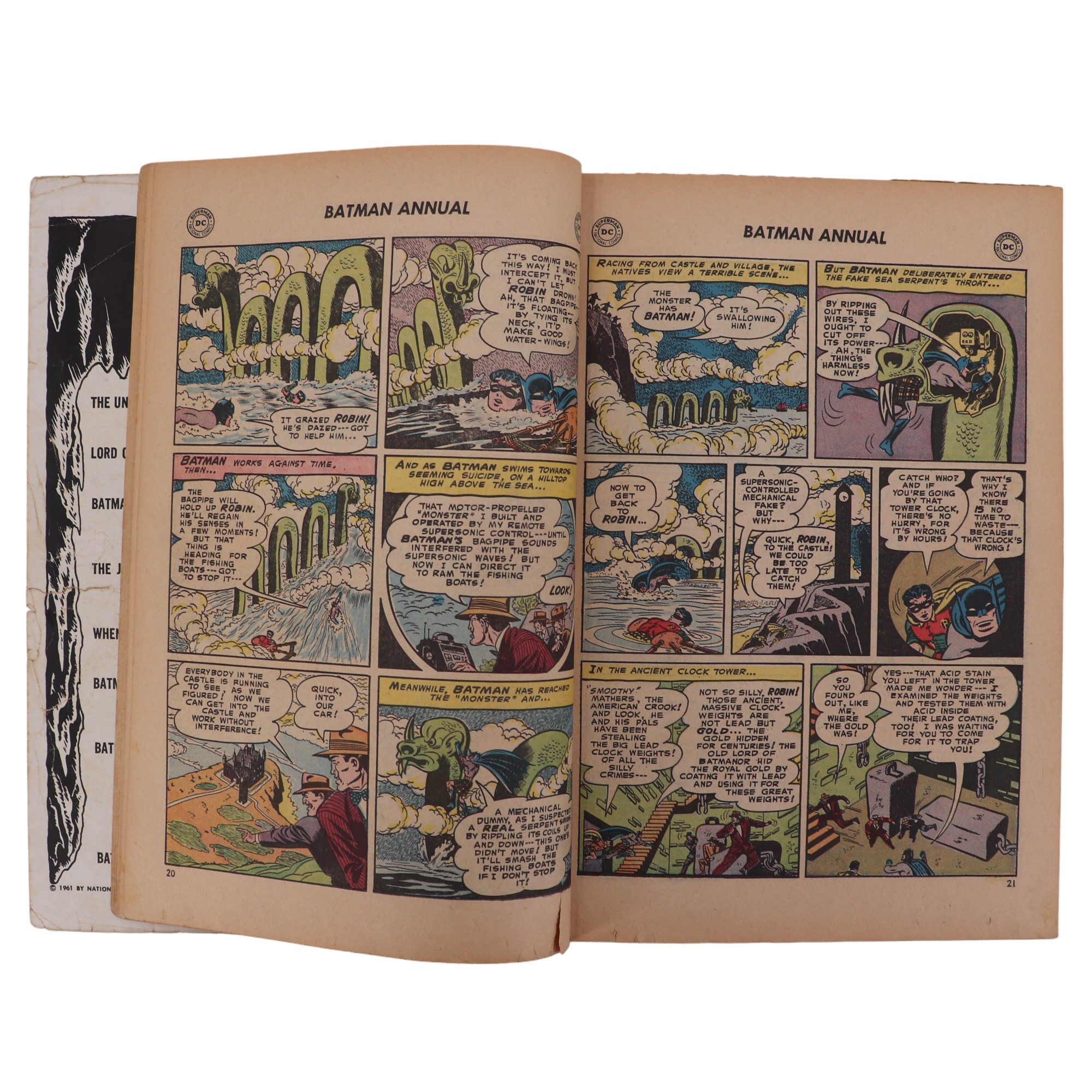 A 1961 DC Giant Batman Annual No. 2 comic book - Image 2 of 2