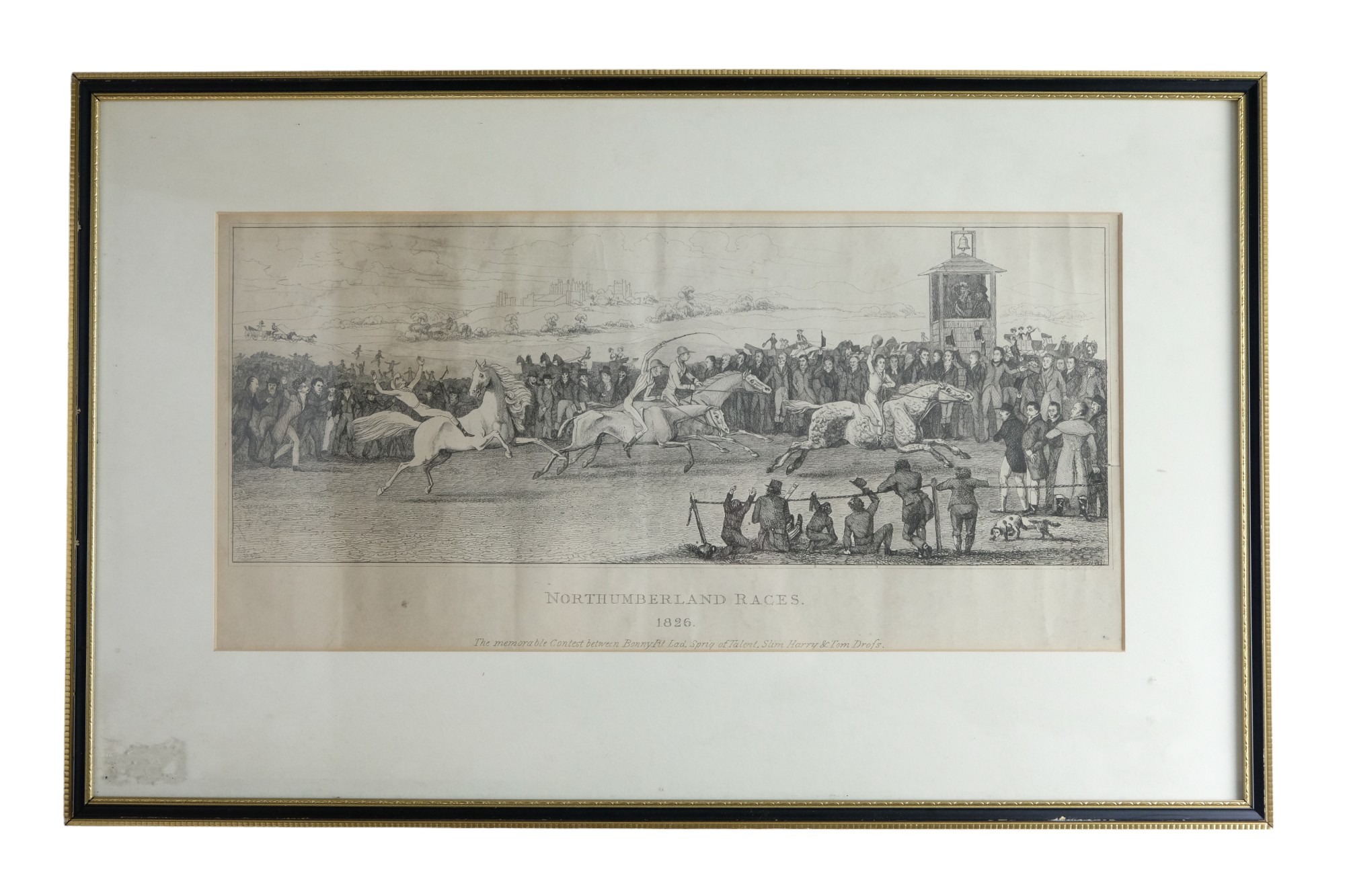 "Northumberland Races, 1826. The Memorable Contest between Bonny Pit Lad, Sprig of Talent, Slim