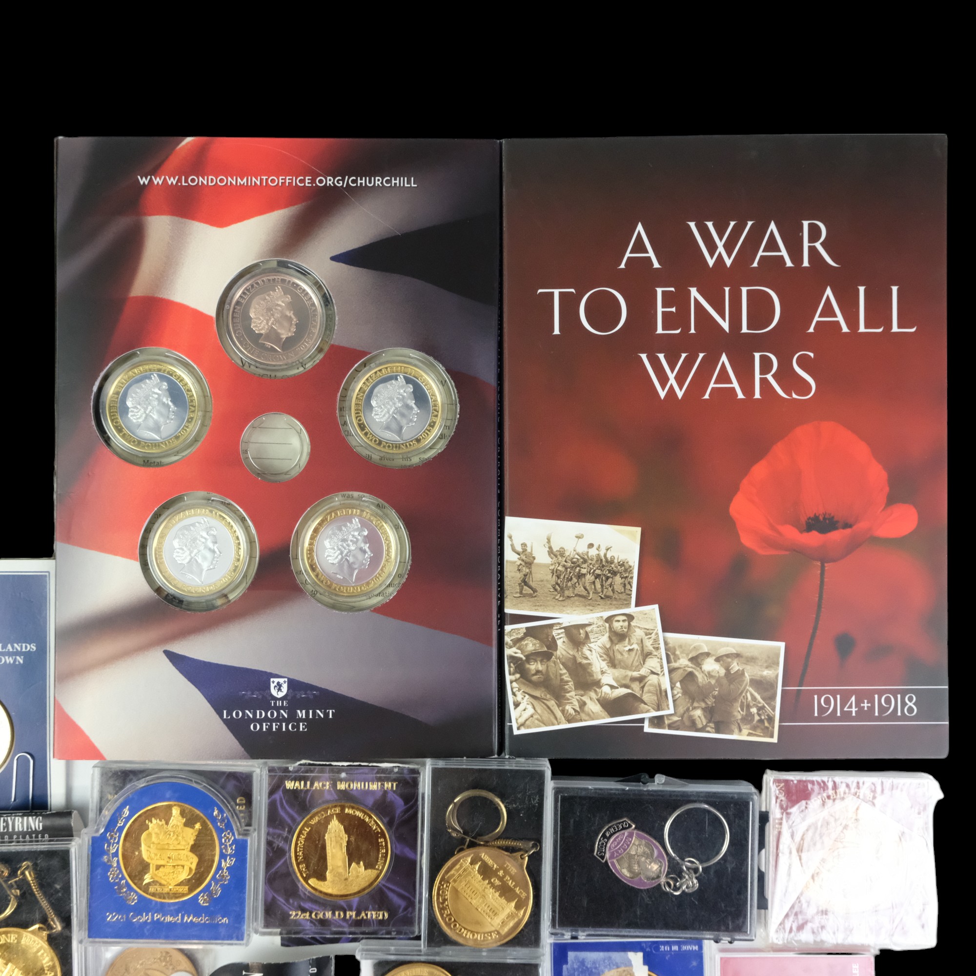 Two coin sets comprising "Winston Churchill Inspiration to a Nation" and "A War To End All Wars", - Image 4 of 4