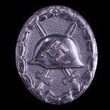 A German Third Reich wound badge in black