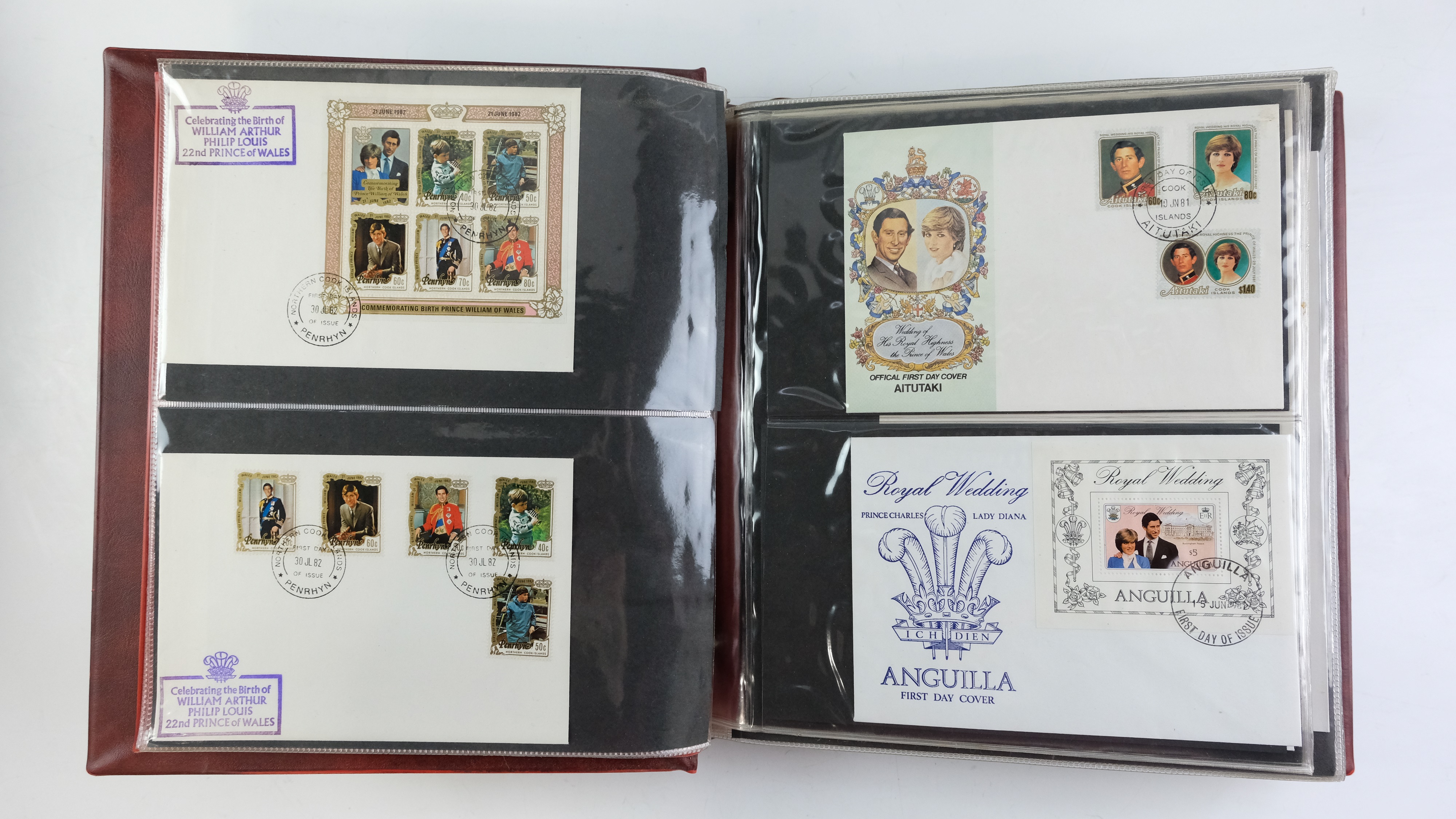 A large quantity of albums containing various world stamp covers including royal commemoratives, - Image 3 of 154