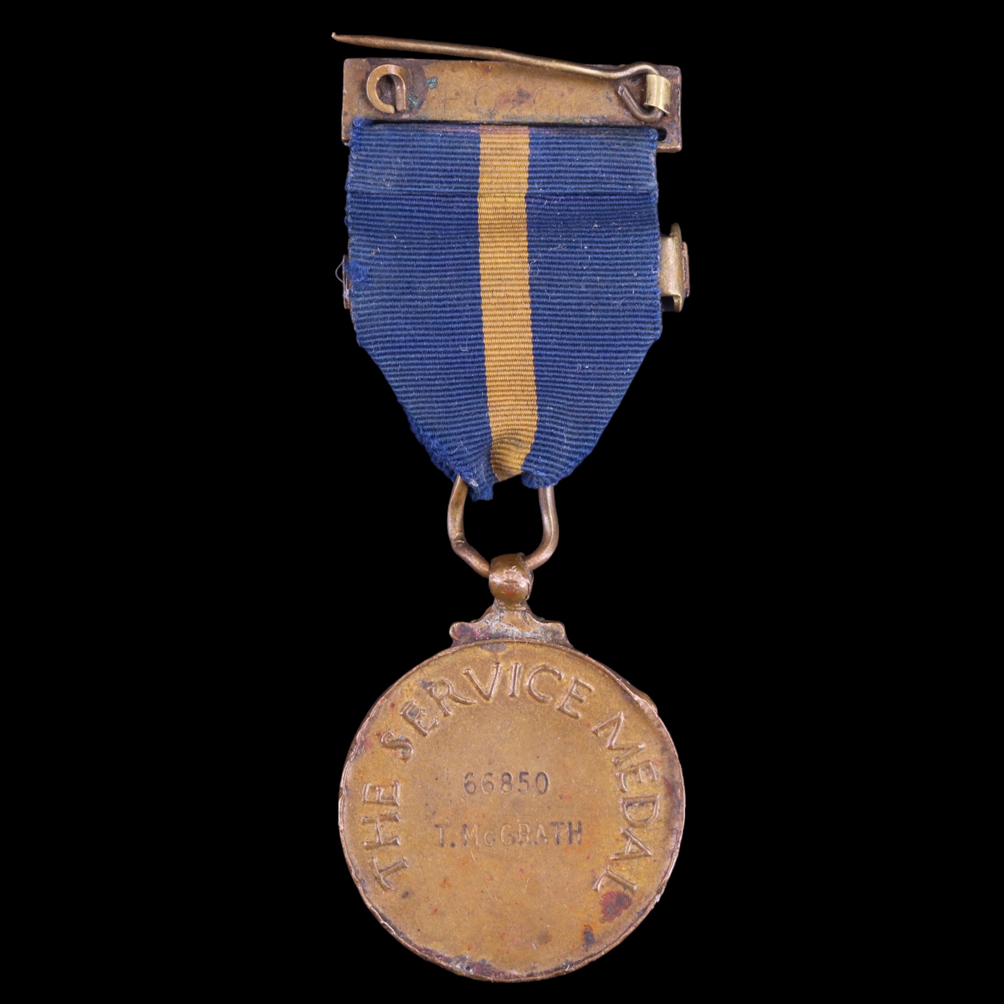 An Irish 15 Year Service Medal to 66850T McGrath - Image 2 of 2