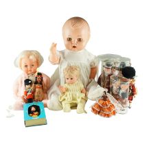 A quantity of dolls including Palitoy, etc, largest 63 cm