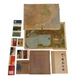 A quantity of late 20th Century Chinese printed matter including various postcard sets, a 1961