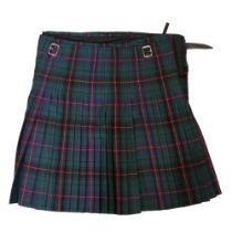 A tartan kilt, by Glenisla Kilts, pure new wool, waist 42 and length 25 inches