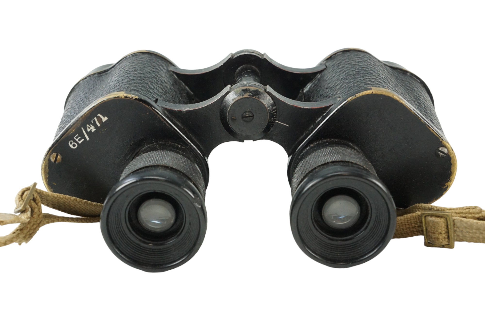 A cased set of Second World War RAF binoculars, Air Ministry Stores Reference 6E/471 - Image 2 of 3