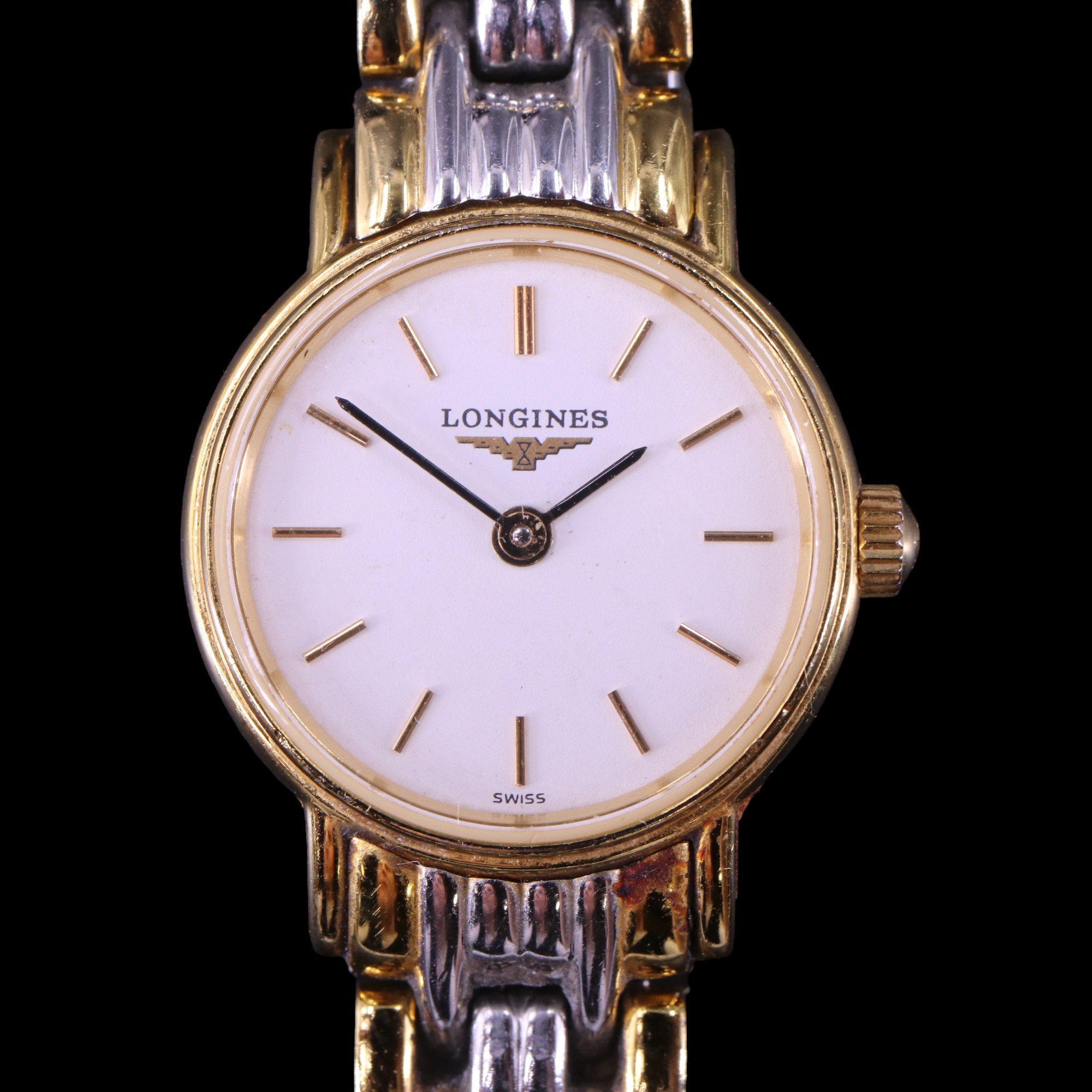 A lady's Longines Presence 20 quartz wristwatch, model L4.219.2.12.7, having a calibre L963 movement