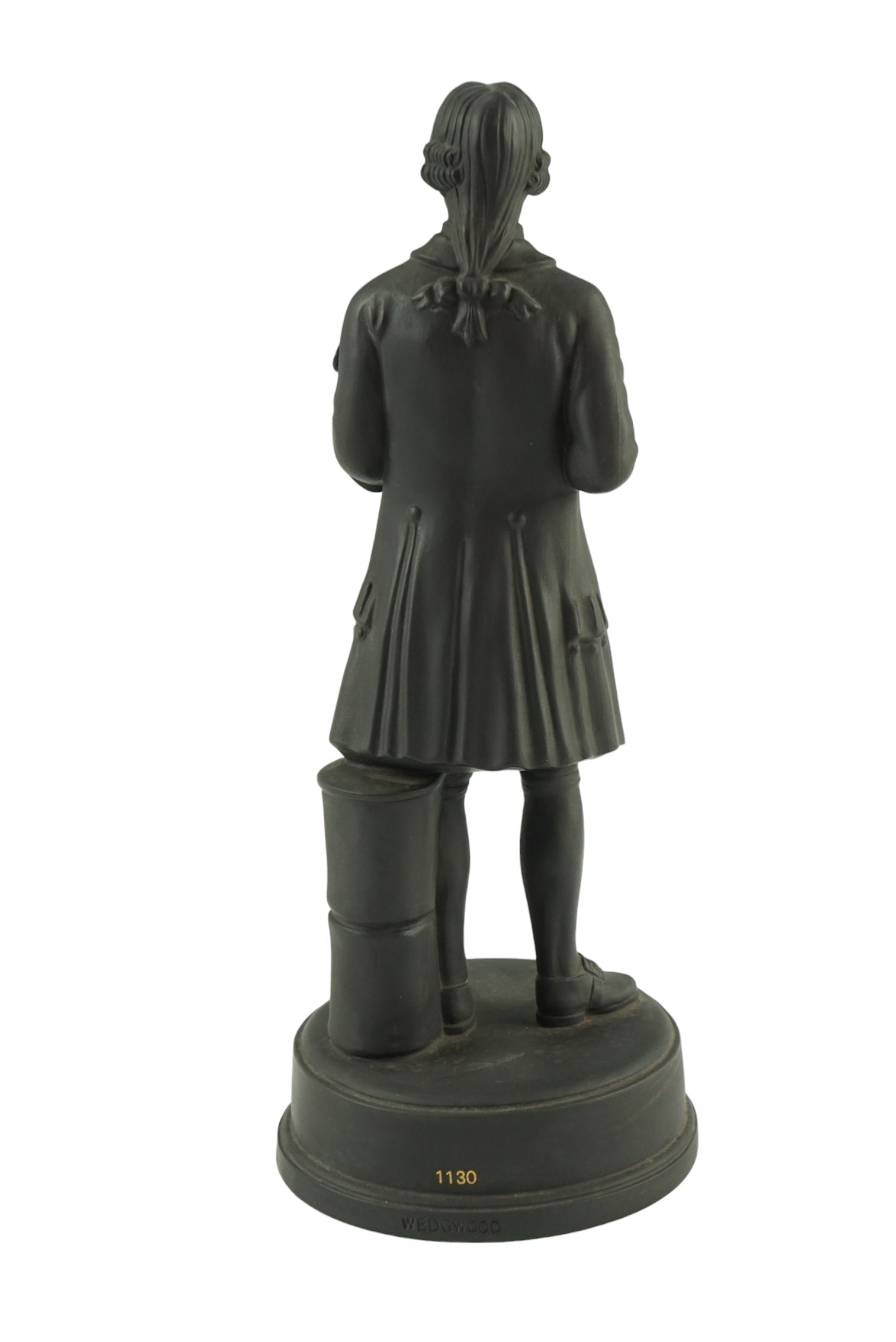 A Josiah Wedgwood black basalt figurine, height 22 cm - Image 2 of 2