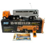 A boxed 1970s Pro-Cision 18-Wheeler radio controlled lorry, 54 cm