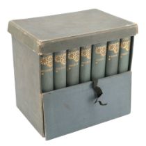 A cased set of the Pocket Edition of "The Life & Works of Charlotte Bronte and Her Sisters",