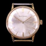 A 1960s Girard-Perregaux wristwatch, having a 17 jewel manual wind movement and radially-brushed