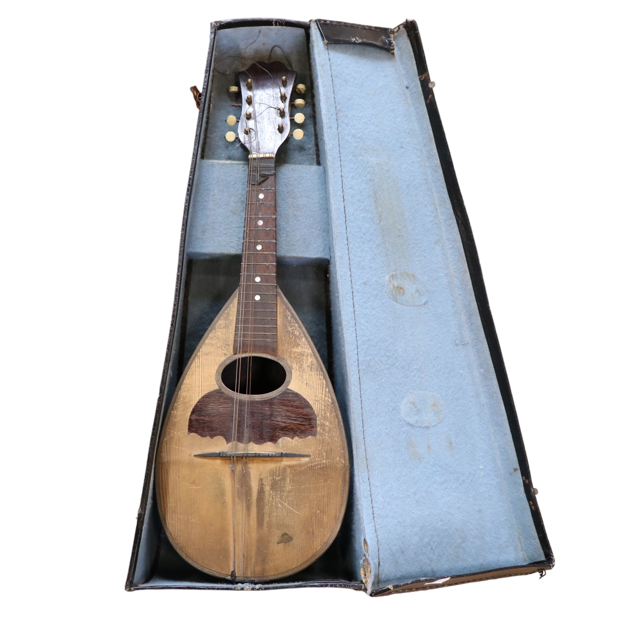 An early 20th Century cased Mandolin (a/f) - Bild 2 aus 3