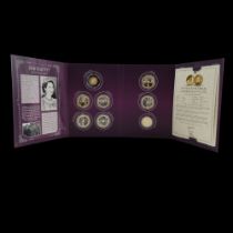 "Queen Elizabeth II: The Ultimate Platinum Jubilee Collection" coin set comprising a 9 ct gold two-