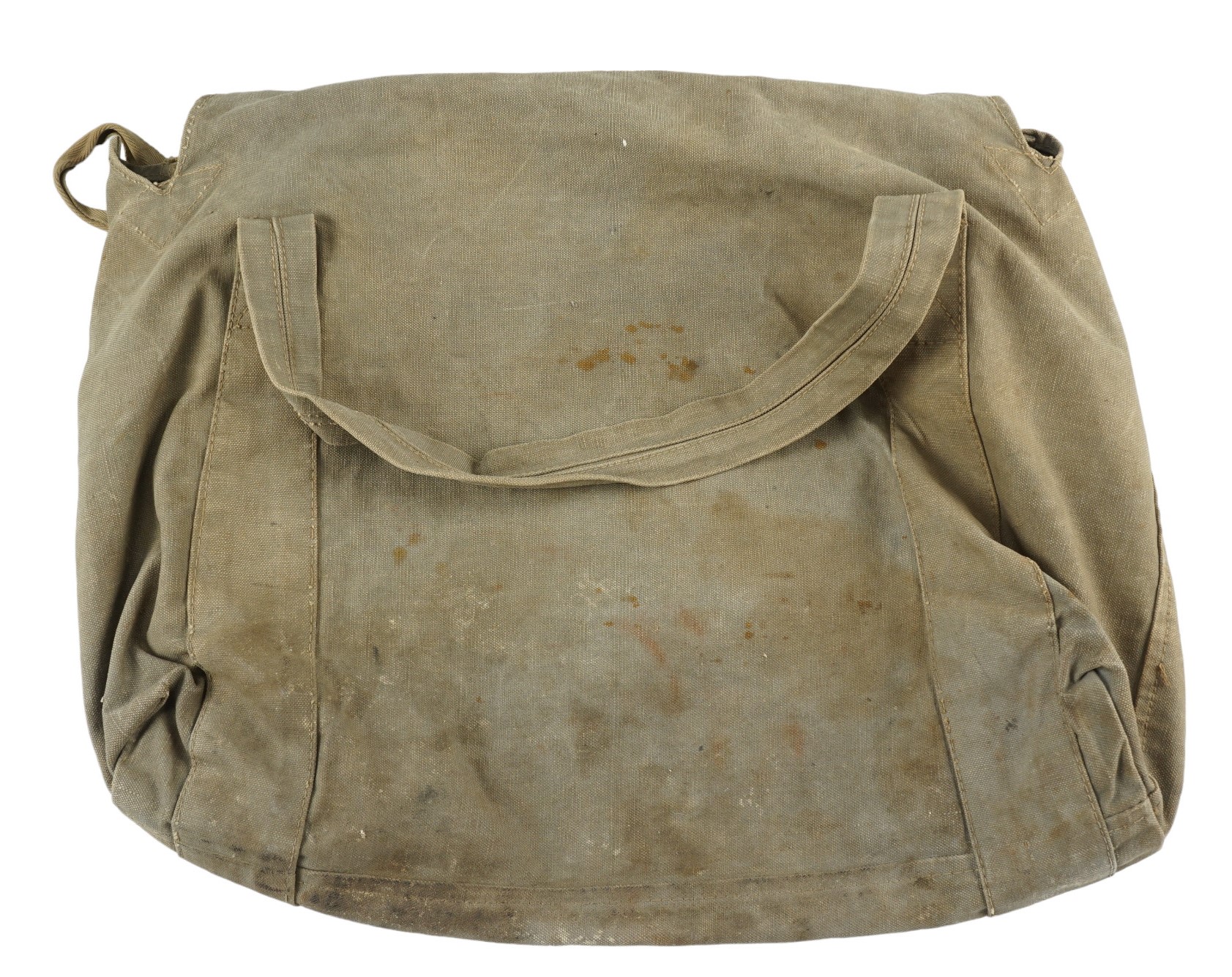 An Imperial Japanese military canvas bag, approx 35 cm x 50 cm - Image 5 of 5
