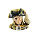 A 1993 Royal Doulton Vice-Admiral Lord Nelson Character Jug, D 6932, 17 cm