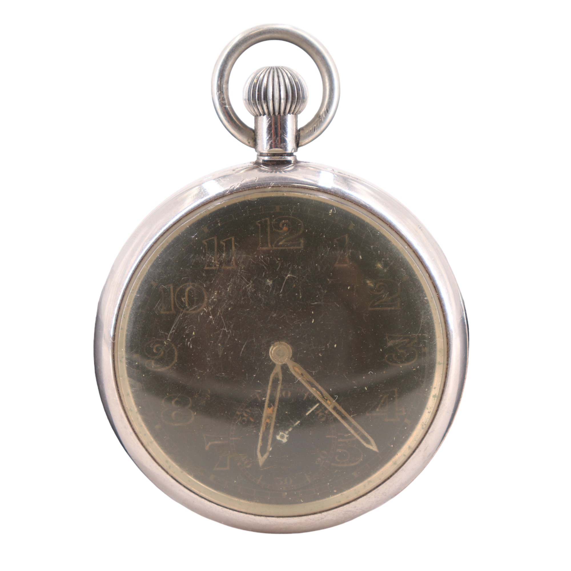 A Second World War British Army General Service MK II pocket watch