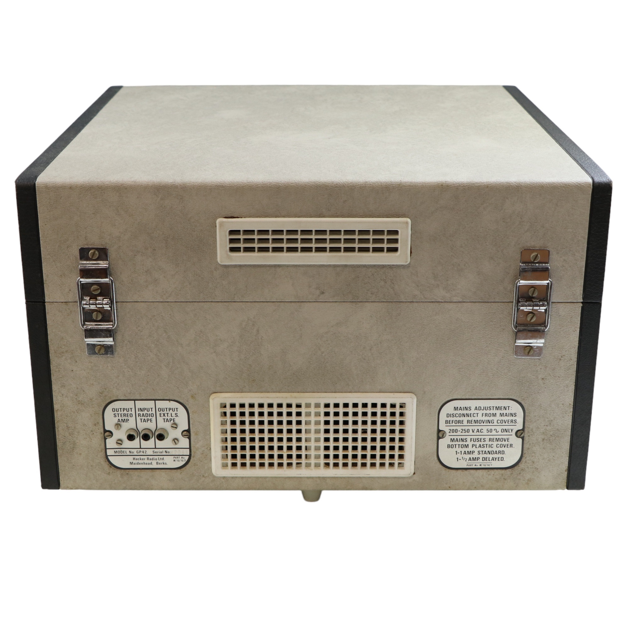 A 1960s Hacker record player, model no GP42 - Image 6 of 6
