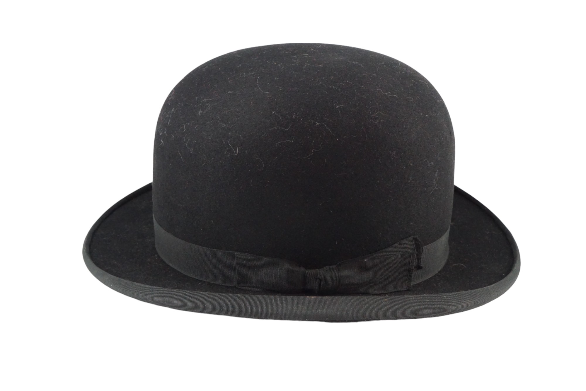A vintage "The City Hat" bowler hat, size 7 1/4 - Image 4 of 4